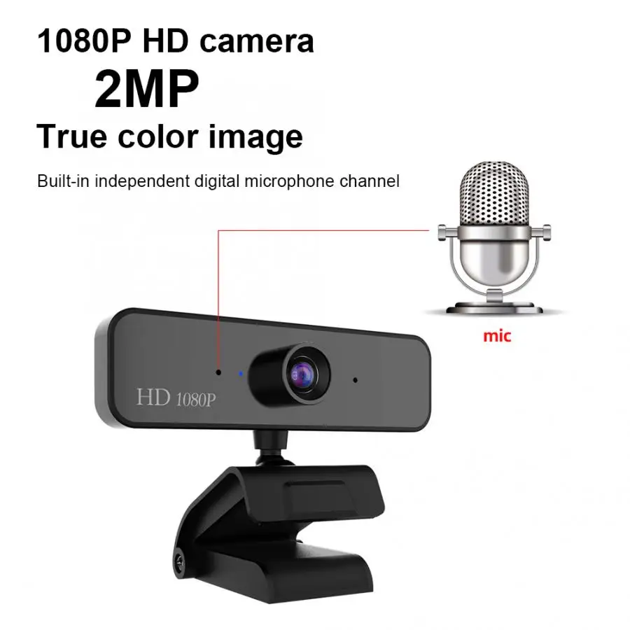 1920x1080 динамическое разрешение HD 1080P Черная Камера для Windows 2000/XP/Win7/Win8/Win10/Vista 32 бит
