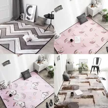 Европейский стиль ковры для гостиной/дома большой коврик для спальни полка барабан мультфильм ковер детская комната нескользящий коврик CF