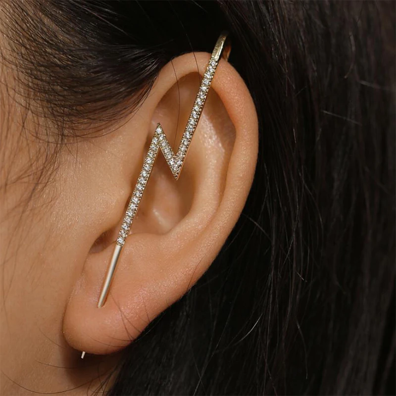 Women's New Ear Acupuncture Earring Hooks Surround The Auricle Diagonal