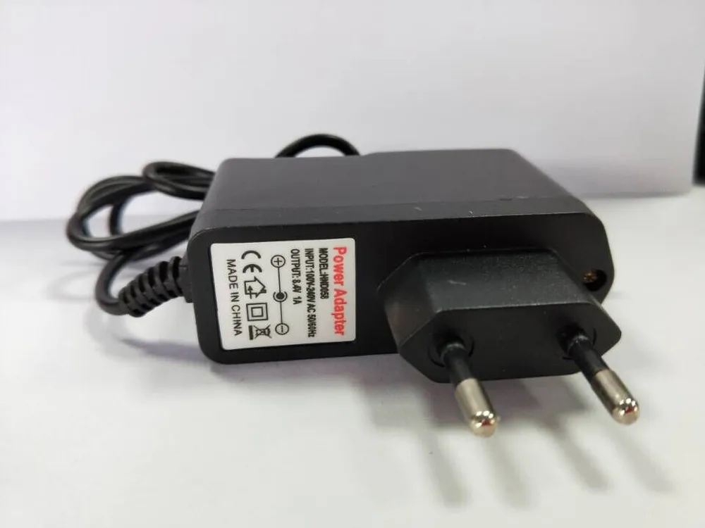 DC5.5 8.4V 1A Wall AC Charger For Rechargeable Battery Headlamp Flashlight Carry it outdoors Emergency first aid charger | Спорт и