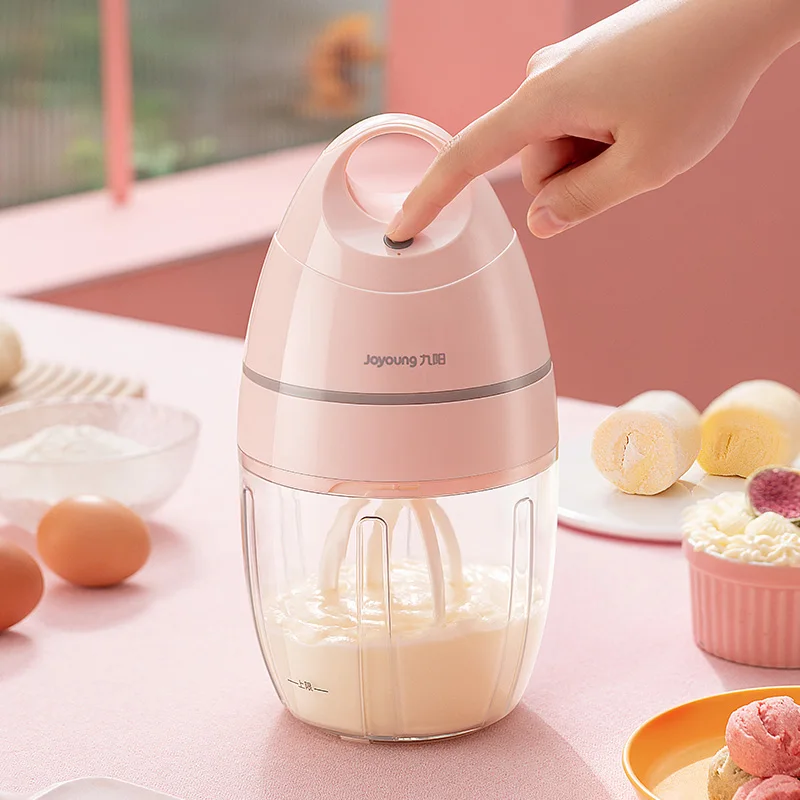 Portable Mini Wireless Electric Egg Beater Handheld USB Rechargeable Mixer