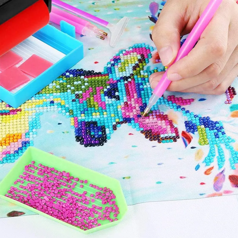 5D Diamonds Painting Tools and Accessories Kits with Diamond Painting Roller and Diamond Embroidery Box for Adults or Kids Diamond Painting Diamond Painting Accessories Diamond Painting Accessory Box