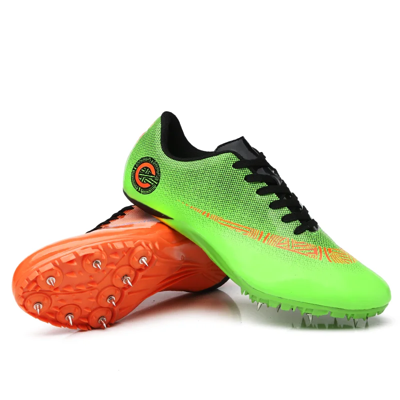 orange track spikes