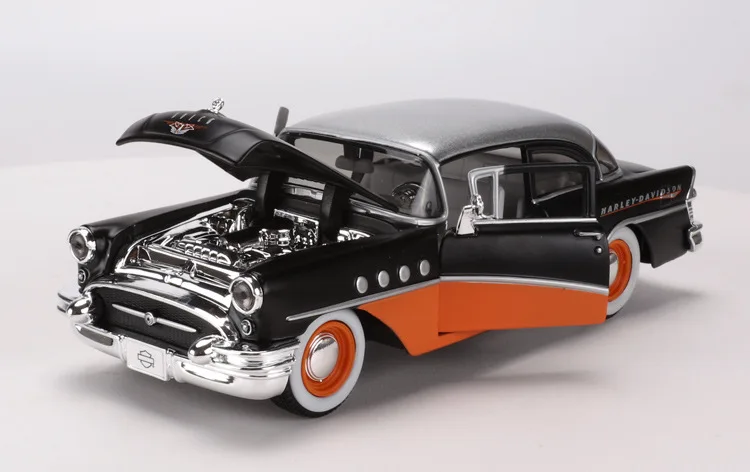 1:26 Высокая моделирования 1955 Buick века классическая модель автомобиля литая модель машины Модель украшения для детей Подарки