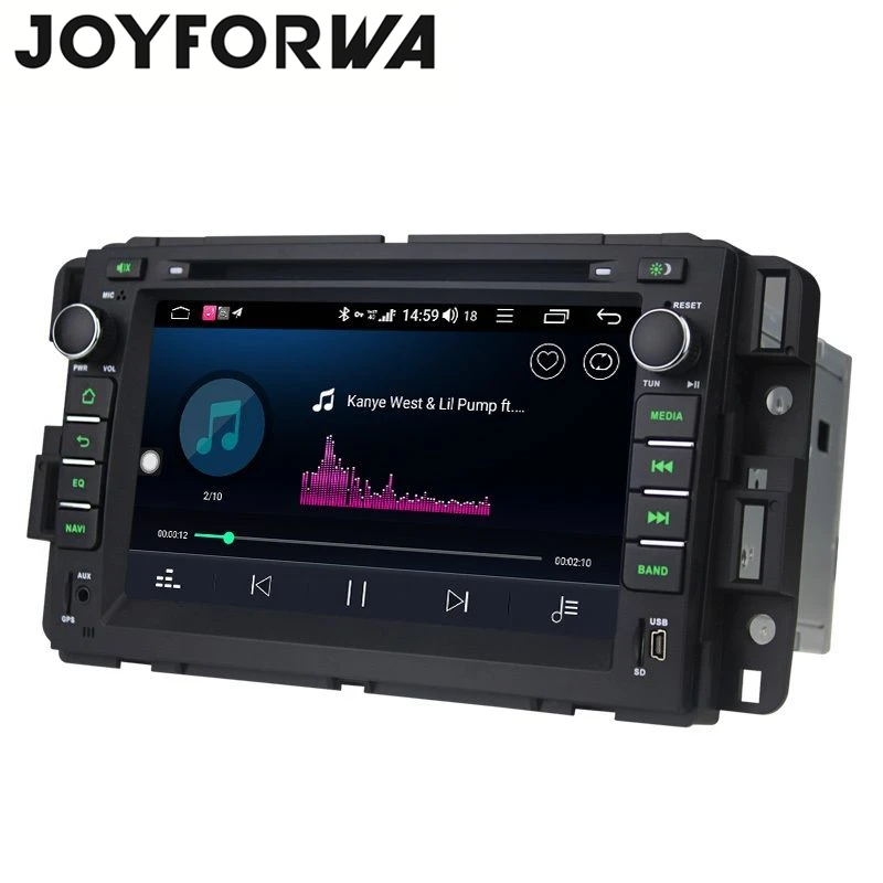 Sale 7" Android 8.1 Car Stereo Radio Audio Head Unit for Chevrolet/GMC GPS Subwoofer DSP SPDIF Carplay DVR OBD DAB SIM Card Bluetooth 4