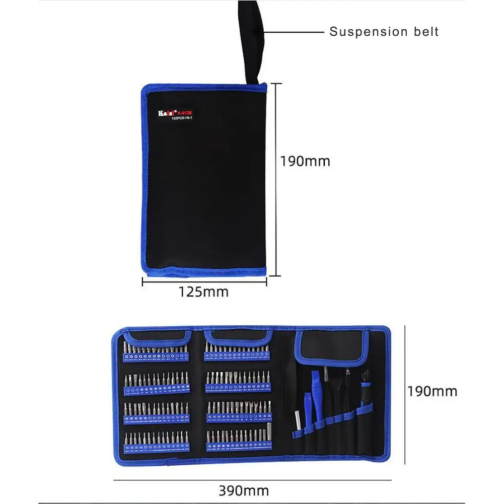 126PCS Precision Screwdriver Set Repair Tool Kir For Cell Phone Table Laptop Screwdriver Adapter Tweezers Telescopic Rod