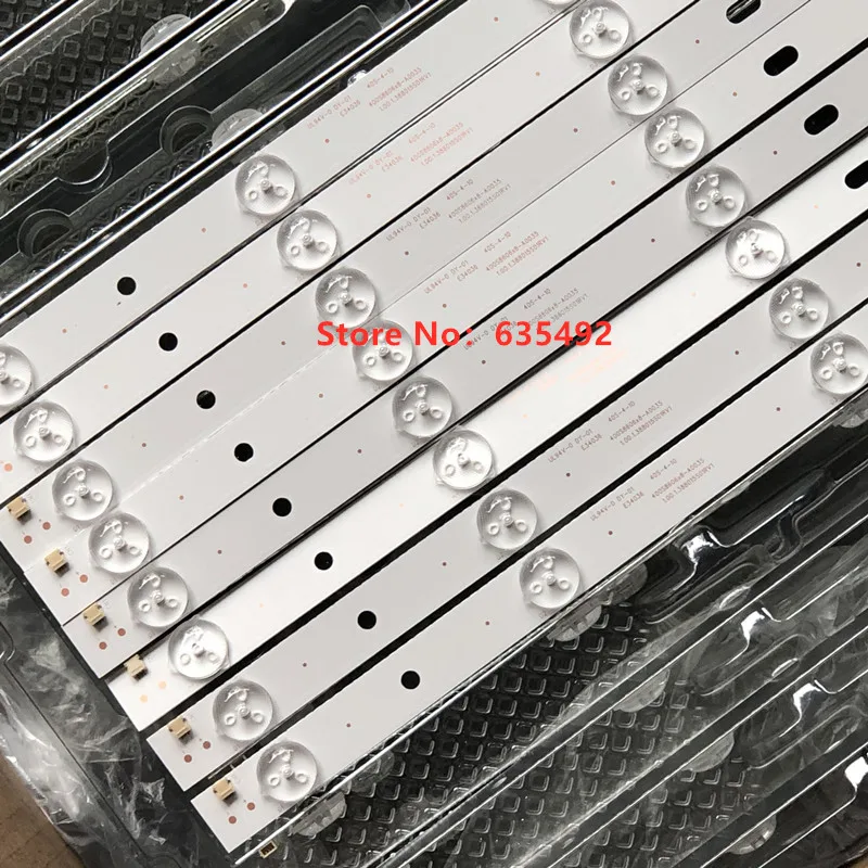120 шт. 100% новый Philco 40 &quotТВ светодиодная подсветка для бара 400S8606X8 A0035 E34036 40S 4 10