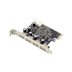 Adaptador Riser Chip ASIX MCS9990 PCIe, convertidor USB2.0, tarjeta de expansión de 4 puertos Pci-e, Tarjeta Adicional, conectar y usar, componentes del ordenador