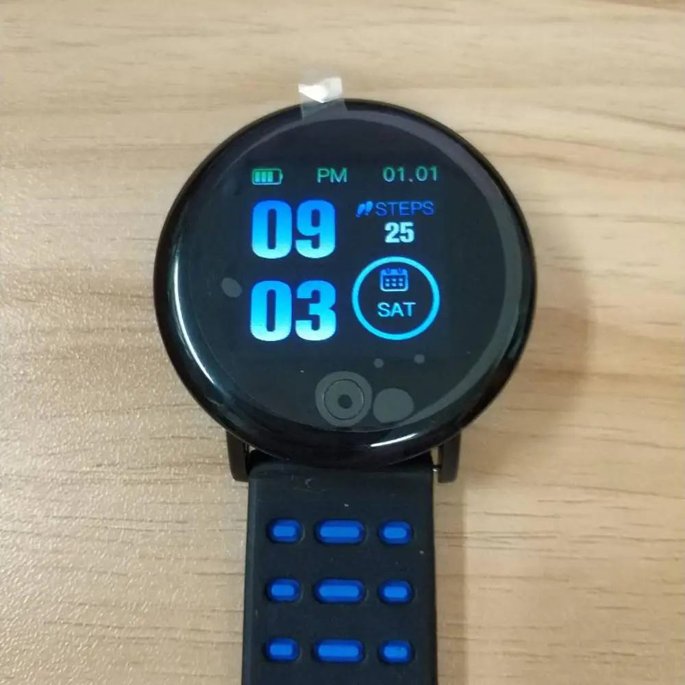 

119plus Big Screen Bluetooth Smart Watch Men Women Waterproof IP67 Smartbracelet Blood Pressure Heart Rate Monitor Smartwatch Fo