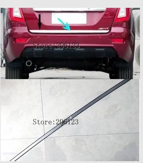 

For Lifan X60 Accessories Chrome 2011 2012 2013 2014 2015 Auto rear door trim,tail trunk sticker
