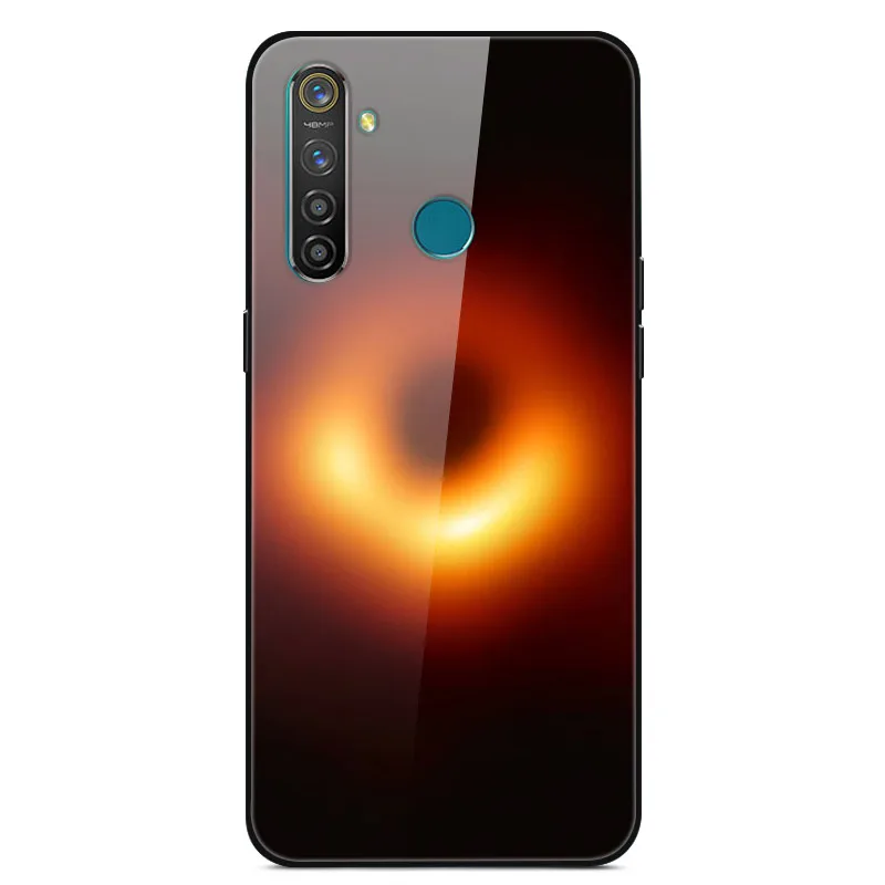 Для Coque OPPO Realme 5 Pro Чехол из закаленного стекла мягкий чехол-бампер с принтом для OPPO Realme 5 Pro Realme Q чехол для телефона Realmeq