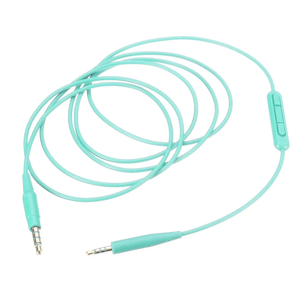 Green Микрофонный кабель для наушников, аудиокабель для QC35, QC25, OE2, soundtrue Soundlink, гарнитура, 3,5-2,5 пар звукозаписывающих кабелей, 140 см - Цвет: Green
