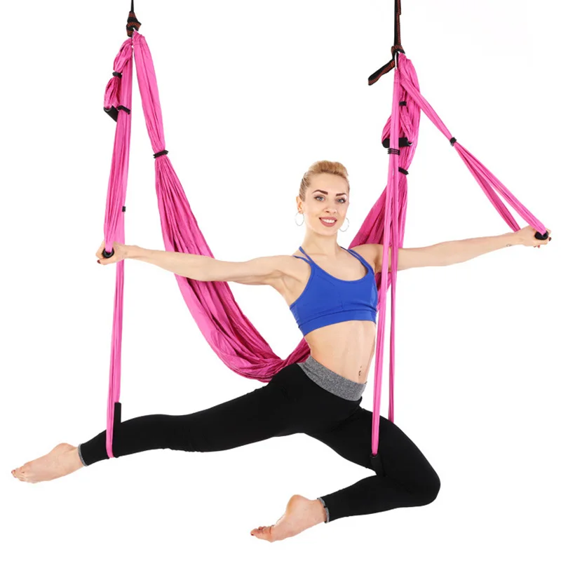 Полный комплект для йоги с 6 ручками антигравитационный подвесной ремень | Спорт