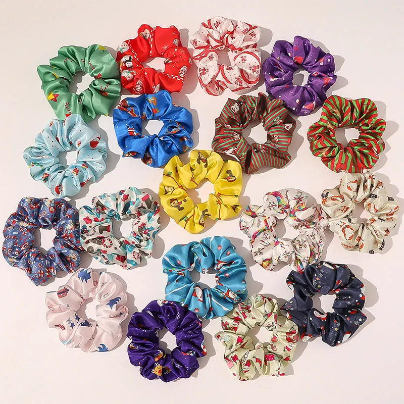 

Christmas Hair Tie Hair Scrunchies Hair Accessories Xmas Hair Rope Ponytail Holder Elastic Hair Bands Rubber Bands Fantasy