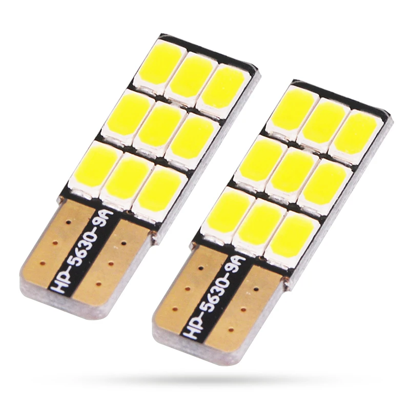 500x автомобиль T10 светодиодный 194 168 W5W 9 5630 SMD Клин лампы Автомобильные Габаритные фонари неполярный лампа для межкомнатных дверей светильник