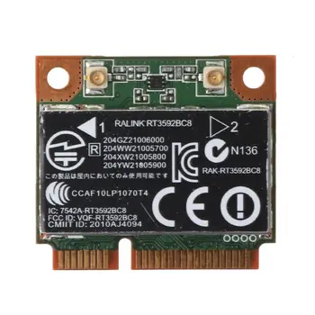 

RT5392 Dual Band 300M Wifi Card Half Mini PCI-E Wireless LAN Card for H-P 4230S