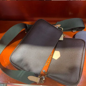 

Factory Outlet Top brand leather Luxury women bag three-piece set with box designer shoulder crossbody bags real leather Shoulde
