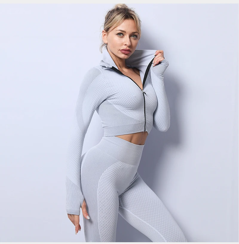 Women yoga set gym clothing Female Sport fitness suit Running Clothes yoga top+  Leggings women Seamless gym yoga bra suits S-XL