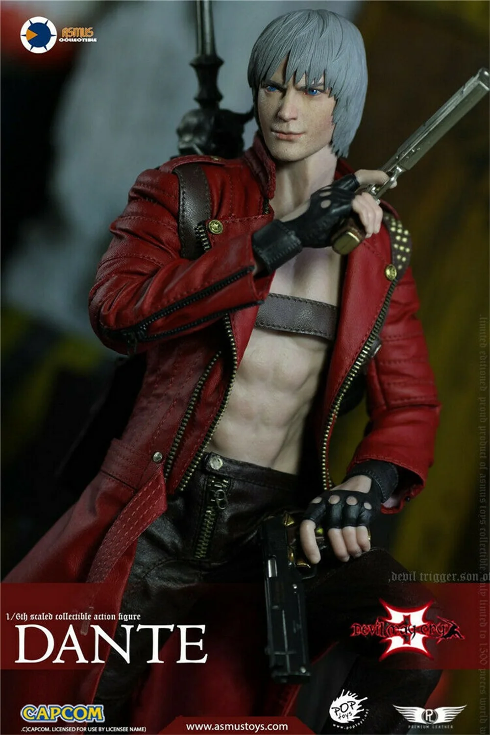 Игрушки Асмус 1/6 мая плач Данте DMC III Мужская Фигура Коллекционные куклы