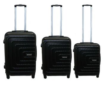 

Juego de 3 maletas rigidas lisas de 4 ruedas giratoria 360 maleta Dessy