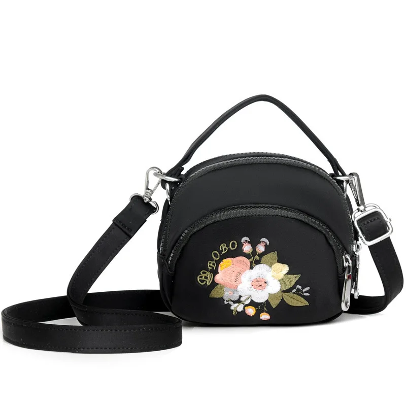 New Style Simple Casual Ethnic-Style Shoulder Bag Waterproof Nylon Bag Women's Trend Versatile Lightweight Hand Shoulder Bag