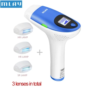 

MLAY Depilador IPL Laser Hair Removal Machine Electric 500000 Flashes Permanent Hair Removal for Women Skin Rejuvenation Device