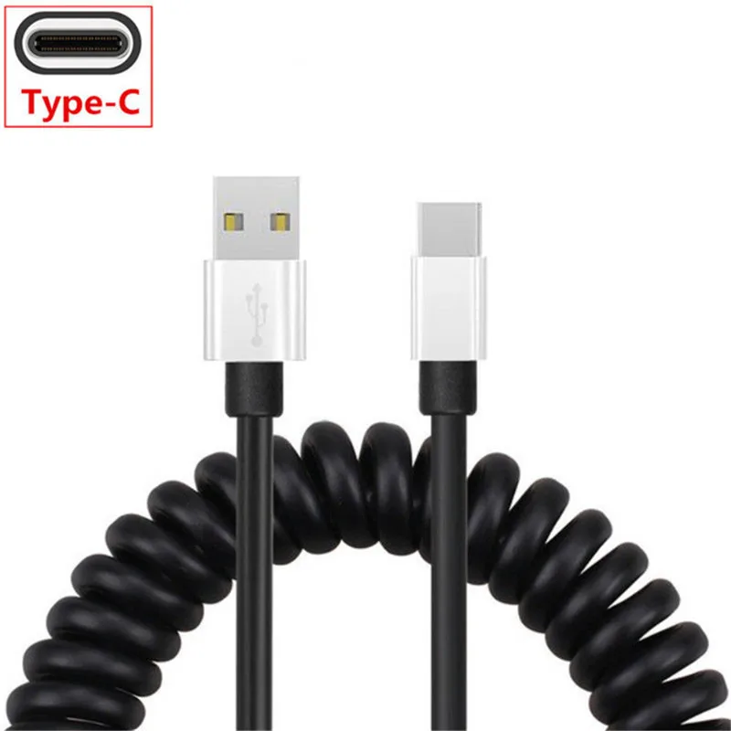 Fotopro usb type C кабель для Xiaomi Mi9 SE A3 Весна 5 в 2A Быстрая зарядка данных type-C шнур для OnePlus 7 Pro 5 5T 6 6T телефонный провод - Цвет: Серебристый