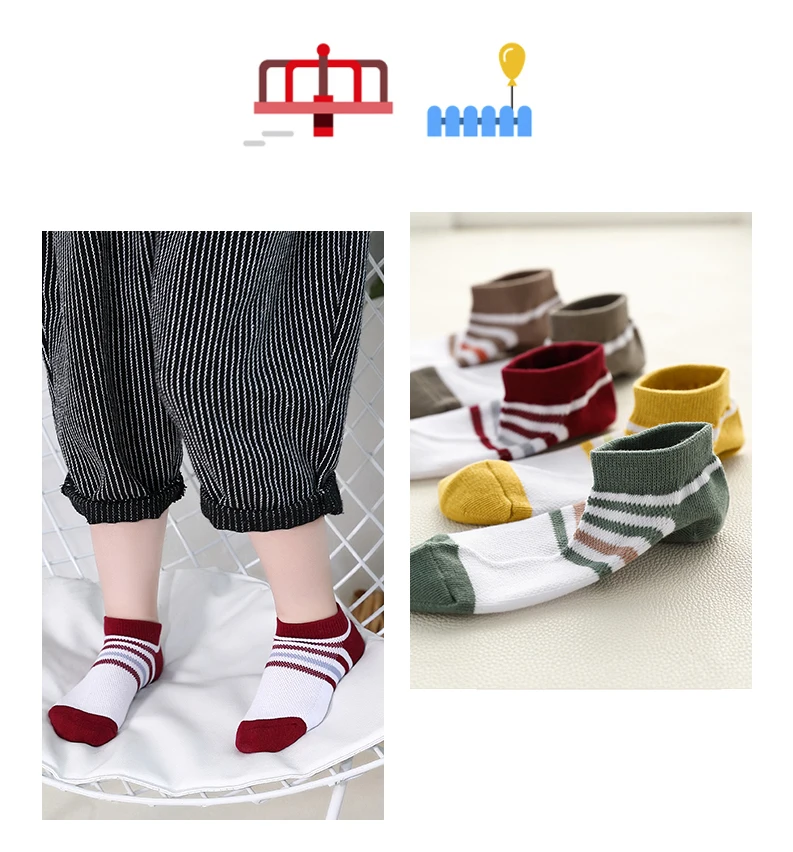 CHILDREN'S Socks Short Socks Spring And Summer Thin Section No-show Socks BOY'S Girls Baby Ultra-Thin Mesh Women's Big Kid Boy P