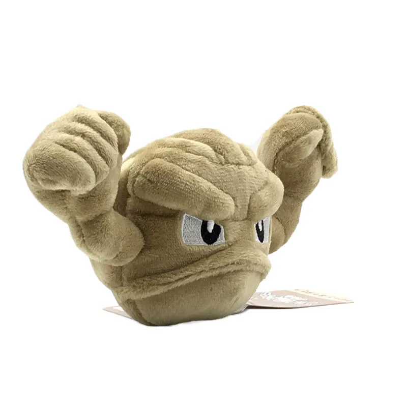 18 см Geodude плюшевая кукла игрушка мягкий мультфильм аниме Geodude Мягкая Плюшевая Кукла игрушки на день рождения Рождественские подарки для украшения детской комнаты
