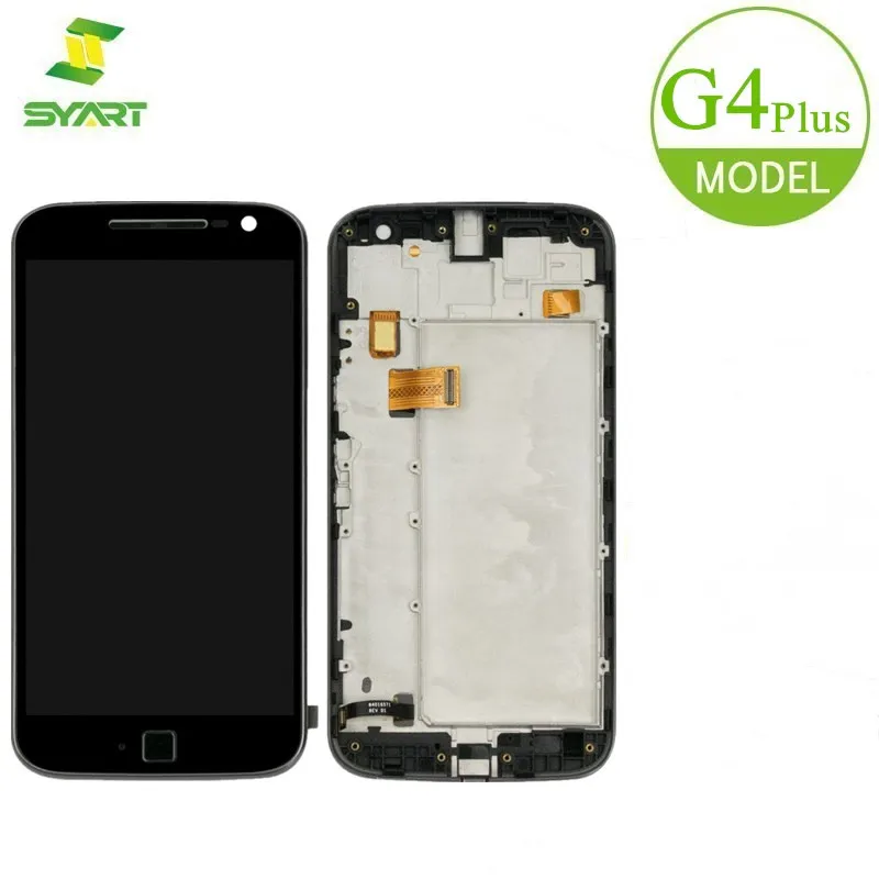 Для Motorola G4 Plus ЖК-дисплей сенсорный экран с рамкой дигитайзер сборка Замена для Moto