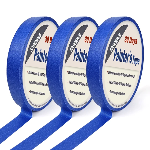 2 Inch Blue Painters Masking Tape Bulk For Multi-Surface Produce Sharp  Lines Residue-Free - AliExpress