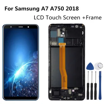 

For Samsung A7 2018 A750 SM-A750F LCD Display Touch Screen Digitizer For Samsung A7 2018 A750FN display lcd screen module