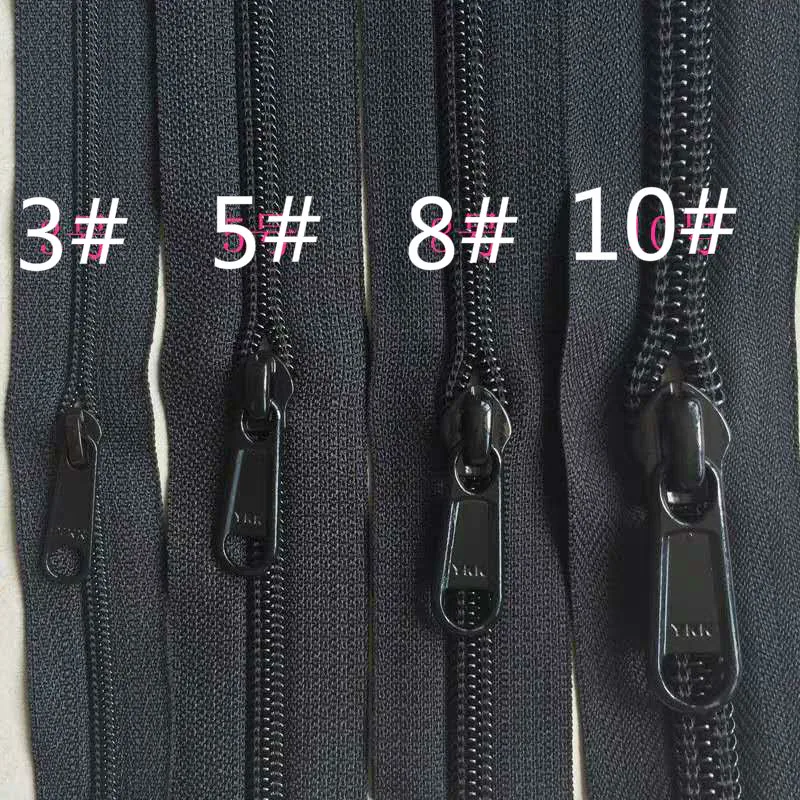 Ohio Travel Bag--#8 Black, YKK Coil Zipper Tape, Nylon, #8C-BLK-$1.25