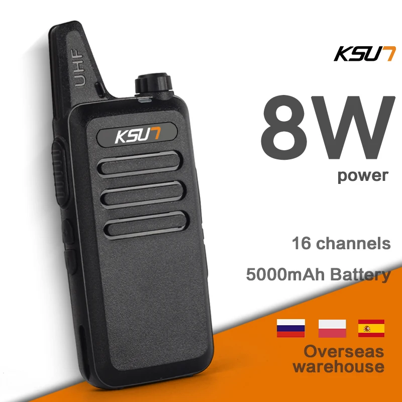 KSX63 CB Mini дальняя Любительская высокочастотная Двухдиапазонная рация UHF 400 470
