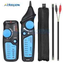 FWT81 кабельный трекер RJ45 RJ11 телефонная Проводная сеть LAN ТВ электрическая линия детектор Finder Тестер автоматический выключатель Finder