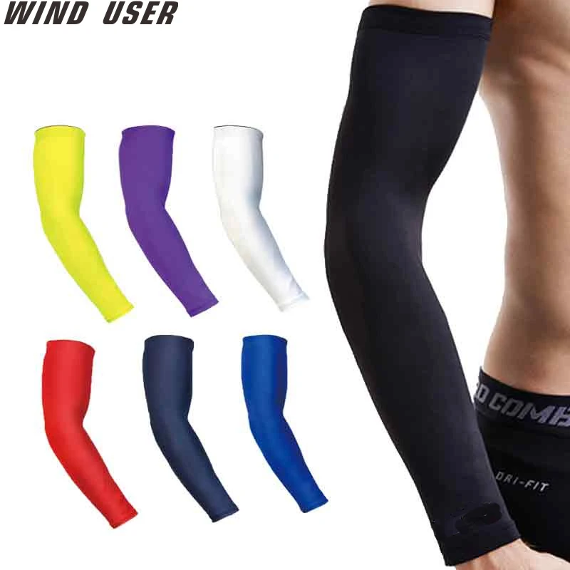 

Compression Elbow Support Pads Elastic Brace for Men Women Basketball Volleyball Fitness Protector Arm Sleeves