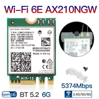 Intel sem fio banda dupla ax210 ax210ngw 2.4gbps 802.11ax wi-fi 6 ax200 para intel 8265ngw/9260ac m.2 ngff wlan placa wi-fi