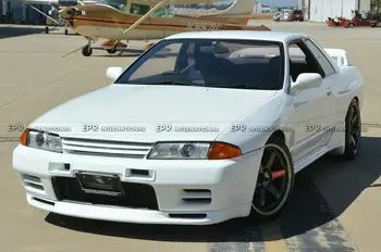 

Front Bumper Car accessories Exterior Body kits For Nissan R32 Skyline GTS GTR Style Carbon Fiber Glossy Finished