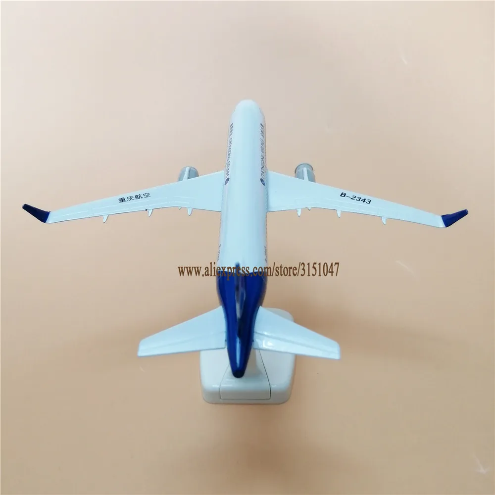 20 см Air China ChongQing Airbus 320 A320 Airways модель самолета из сплава металла литье под