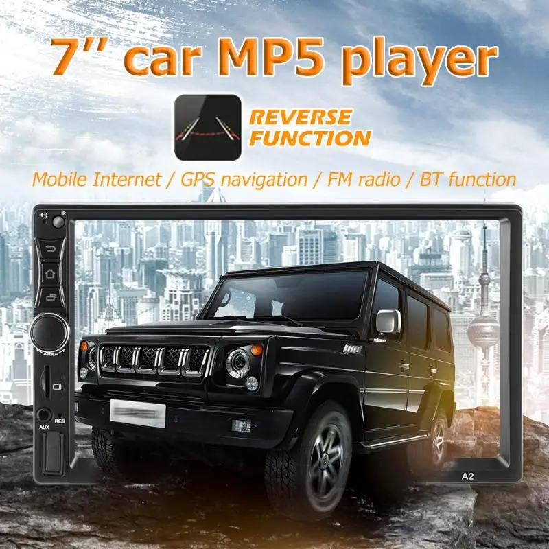  A2 Android 8.1 Auto GPS Navigation Stereo 7 zoll 1GB + 16GB Quad Core Bluetooth WiFi USB Radio Empf