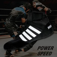 Wrestling-Shoes Boots-Sneakers S003 Men Rubber for Sambotraining Outsole Lace-Up Professional