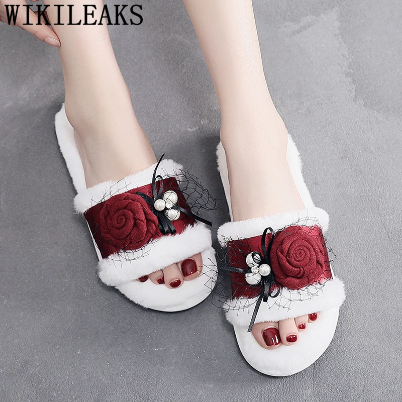 luxury slippers womens