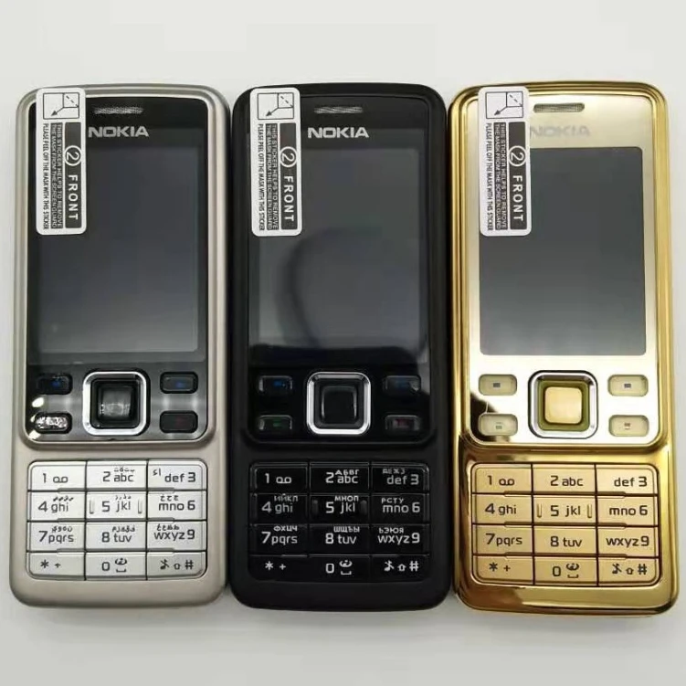 Nokia-teléfono móvil renovado, Original, desbloqueado, 5MP, GSM, compatible con teclado ruso y árabe, Multi-idioma de banda, 6300