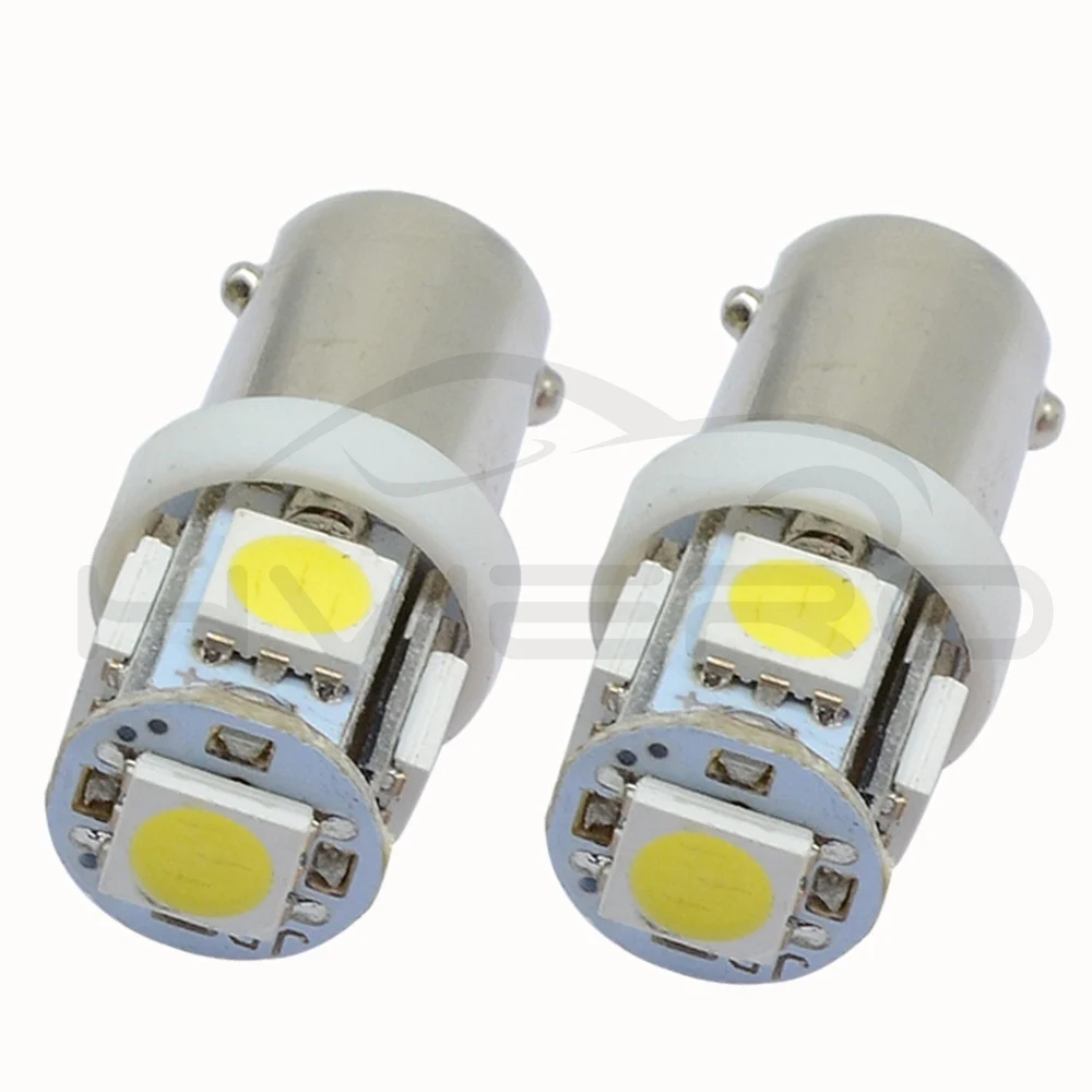 Hviero CAR Led Festoon Dome Door Lights Tail Light Wedge Lamp 5050 5SMD BA9S White Green Blue Yellow T4W Turk Bulb Car Marker Light