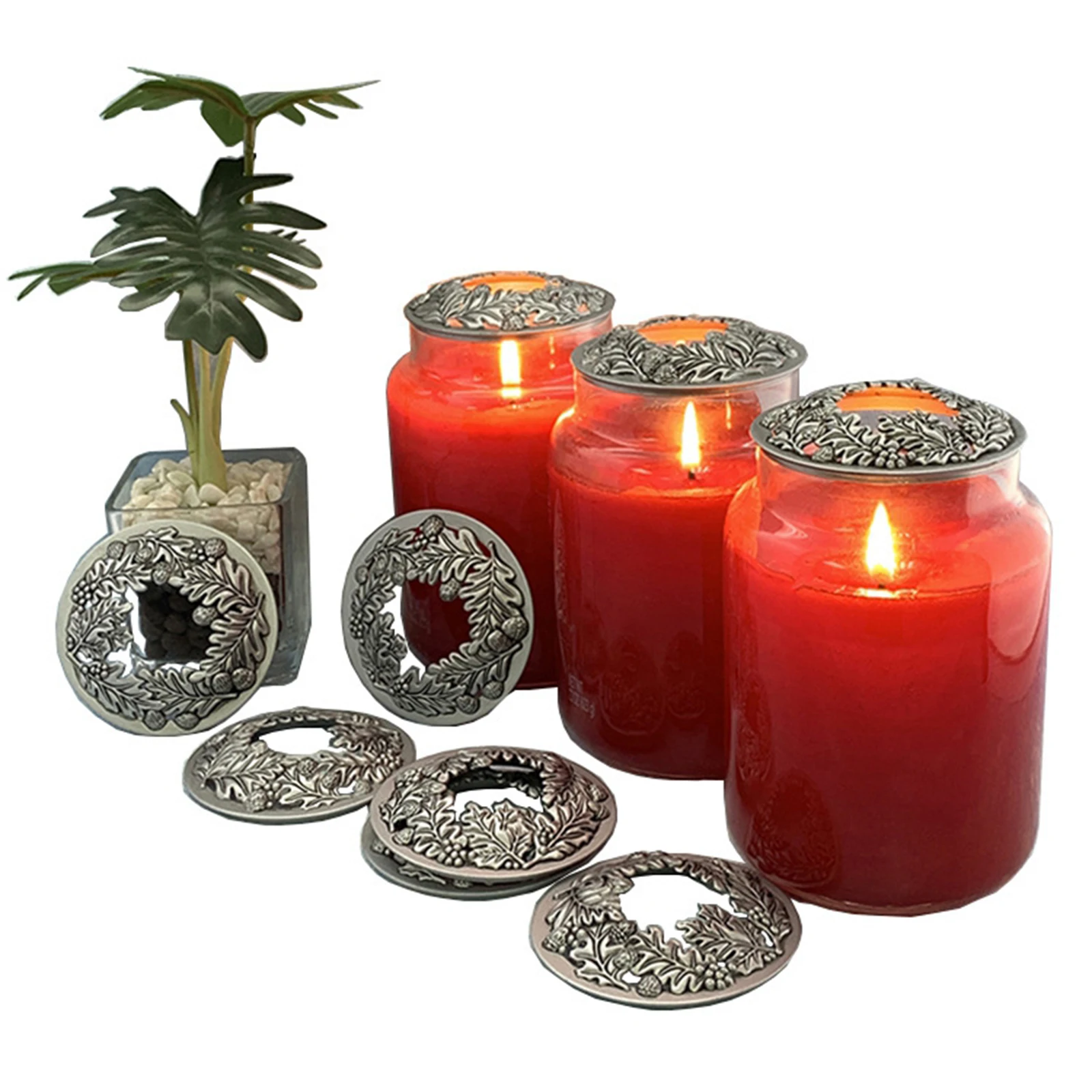 Candles Topper Candle Sleeves Burn Evenly Accessories Home Decor Style 4
