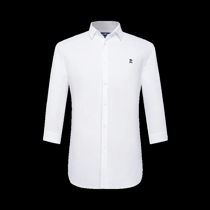 White Xiaomi Mijia Mike Boy Oxford Spinning Apis Florea Seven FUN Sleeve рубашка - Цвет: White