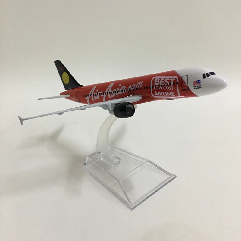 JASON TUTU 16 см модель самолета Модель воздушная Азия 2007 Airbus A320 модель самолета 1:400 литой под давлением металлический самолет игрушка в подарок