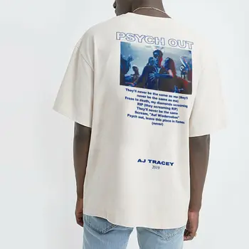 

AJ Tracey Psych Out T Shirt Rap MTP Grime Lyrics Hip Hop Ladbroke Grove Tee