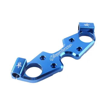 

CNC Triple Tree Front End Upper Top Clamp For Suzuki Hayabusa GSXR1300 2008 2009 2010 2011 2012 Blue Moto Accessories
