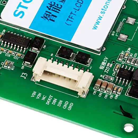 LCD Display 5 Inch UART Input Controller Board With Intelligent System